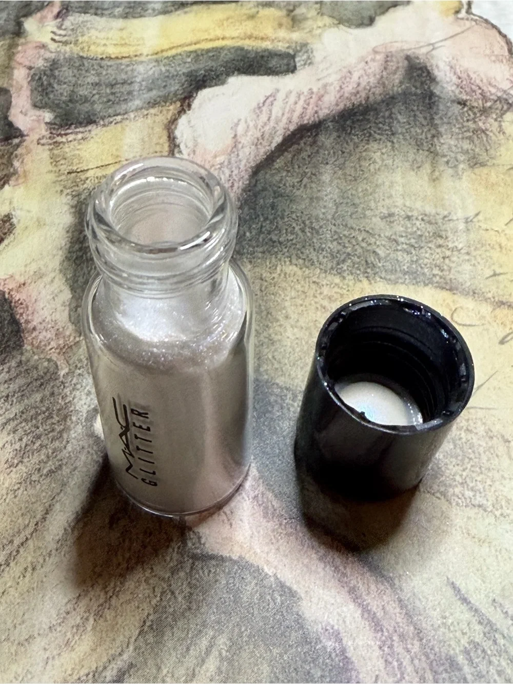 MAC COSMETICS NEW REFLECTS BLUE Glitter Loose Powder VIAL Mini NEW RARE!